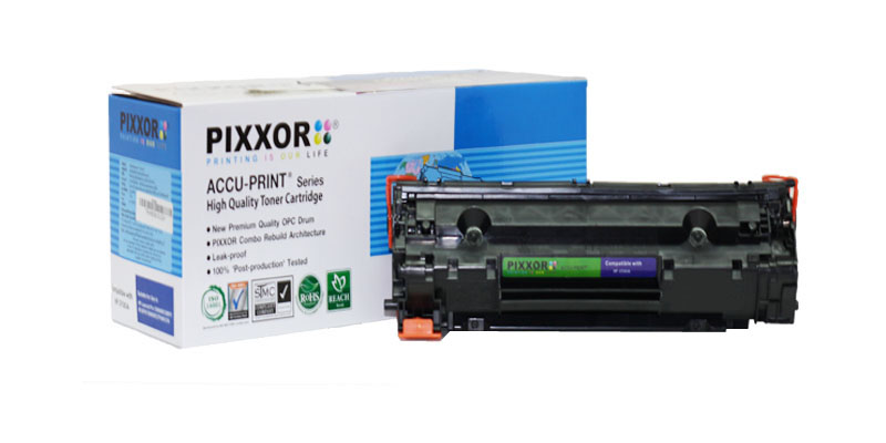 Hộp mực PIXXOR cho máy in HP CF283A BK CHIP